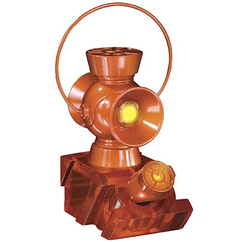Orange Lantern 1:4 Scale Power Battery and Ring Prop Replica