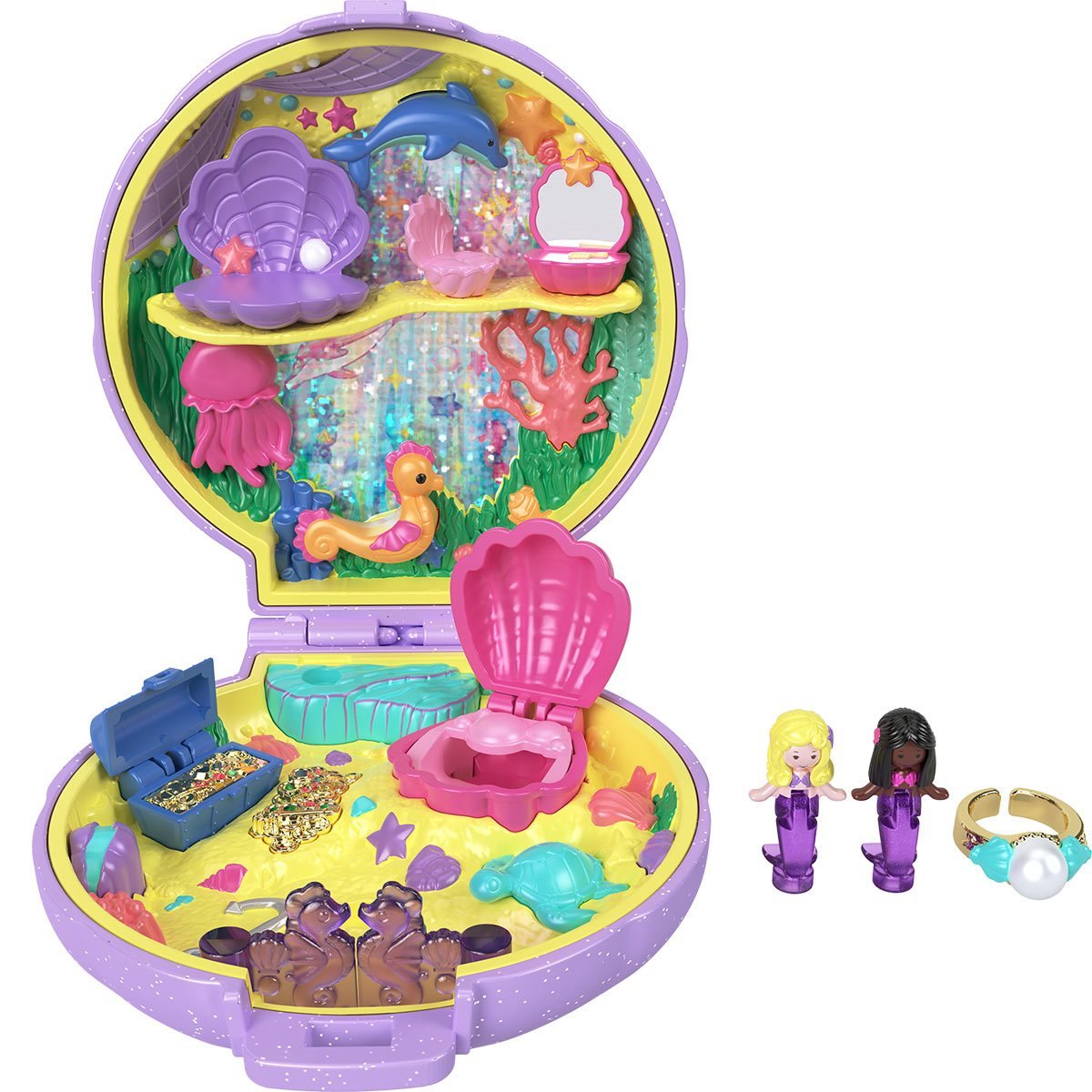 Polly Pocket Tiny is Mighty Theme Park Compact Backpack Playset