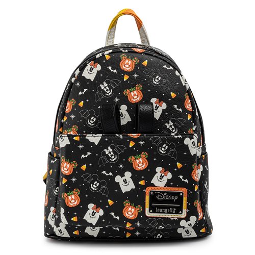 Mickey and Minnie Mouse Spooky Mini-Backpack and Ears Headband Set