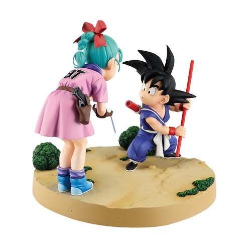 Dragon Ball Son Goku and Bulma Fantastic Adventure 3 Ichibansho Statue