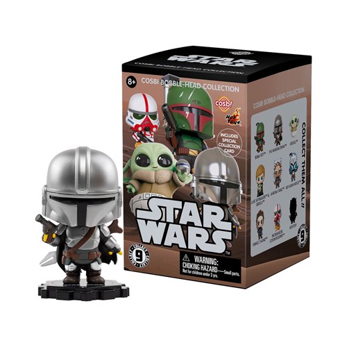 Star Wars Cosbi Bobble Head Collection Blind-Box Mini-Figure Case of 8