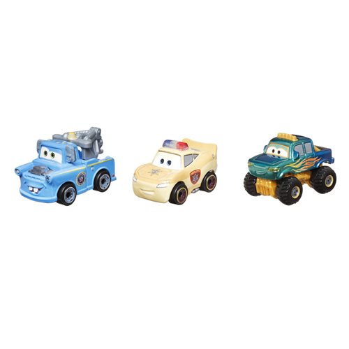 Disney Pixar Cars Mini Racers 3-Pack 2023 Mix 3 Case of 6