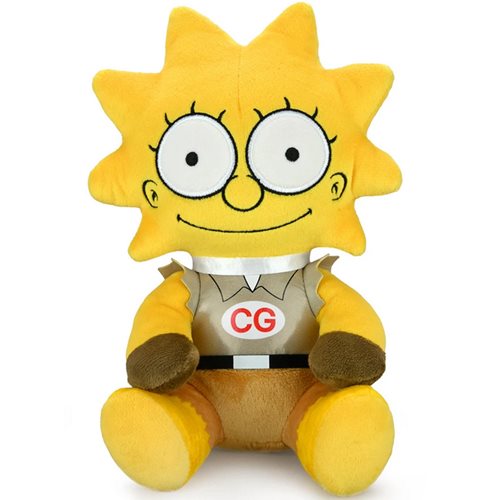 The Simpsons Lisa Simpson "Clobber Girl" 8-Inch Phunny Plush