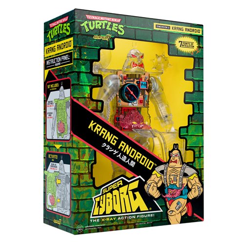 Teenage Mutant Ninja Turtles Krang Android Body (Clear) Super Cyborg Vinyl Figure
