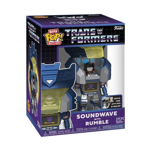 Transformers Soundwave Bitty Bots Funko Pop! Mini-Figure