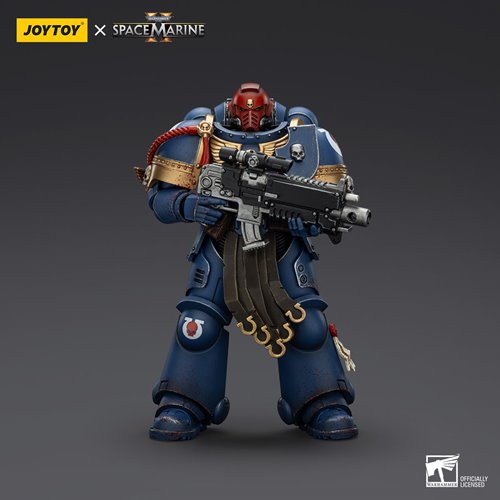 Joy Toy Warhammer Space Marine II Ultramarines Sergeant Gadriel Collectors Edition 1:18 Scale Action