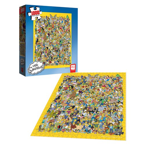 The Simpsons Cast of Thousands 1,000-Piece Puzzle