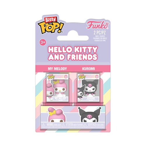 Sanrio My Melody and Kuromi Funko Bitty Pop! Mini-Figure 2-Pack