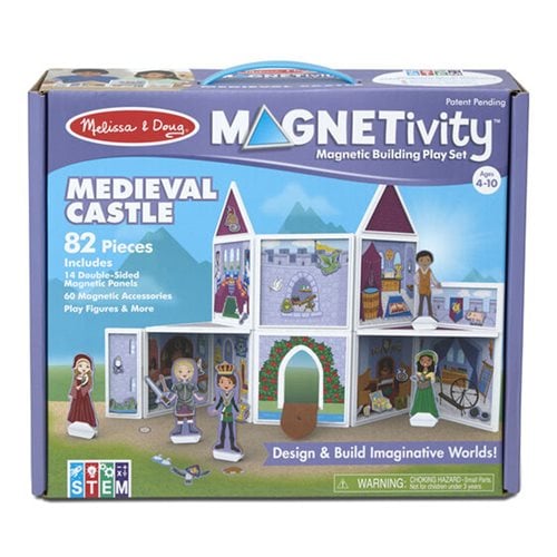 Magnetivity Medieval Castle Magnetic Building Play Set