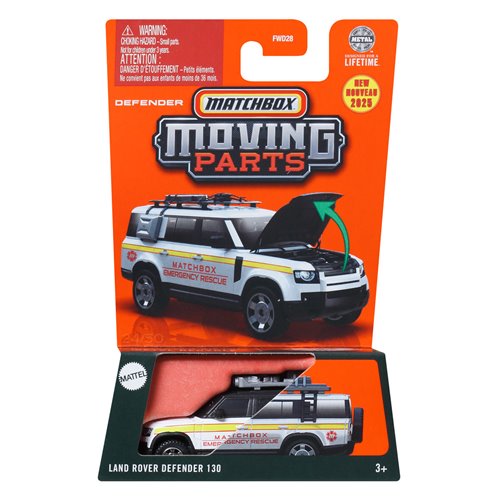 Matchbox Moving Parts 2025 Mix 4 Vehicles Case of 8