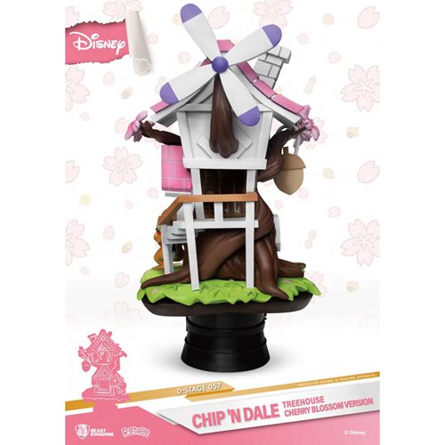 Disney Chip N Dale DS-057 Treehouse Cherry Version Statue - Previews Exclusive