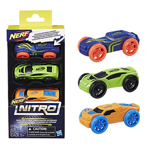 NERF NITRO Foam Car 6-pack Series Version 2 for sale online 