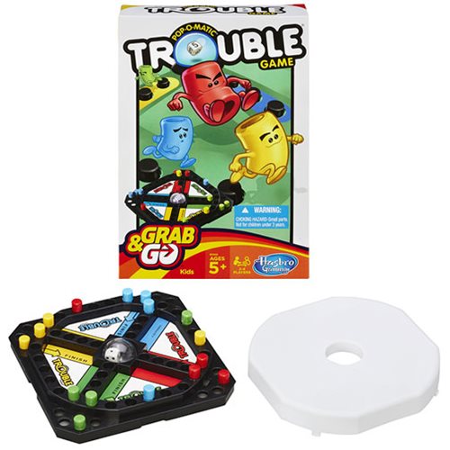 Pop-O-Matic Trouble Grab /& Go Game