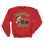 Ted Christmas Miracle Red Fleece Sweater
