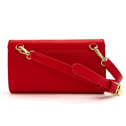 Loungefly Red Pin Trader Crossbody Purse