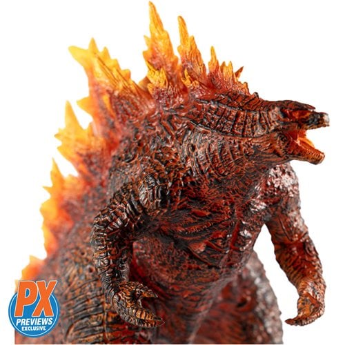 Godzilla King of Monsters Stylist Burning Godzilla Statue - Previews Exclusive