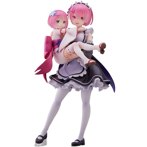 Re:Zero Starting Life in Another World Ram & Childhood Ram S-Fire 1:7 Scale Statue