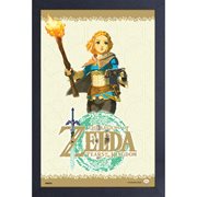 The Legend of Zelda: Tears of the Kingdom Zelda Torch Framed Art Print