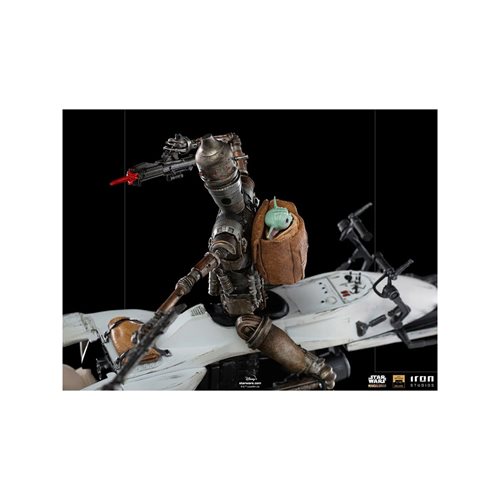The Mandalorian IG-11 and the Child Deluxe Battle Diorama Series 1:10 Art Scale Limited Edition Stat