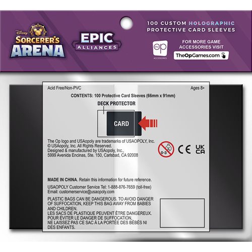 Disney Sorcerer's Arena: Epic Alliances Card Sleeves Set of 100
