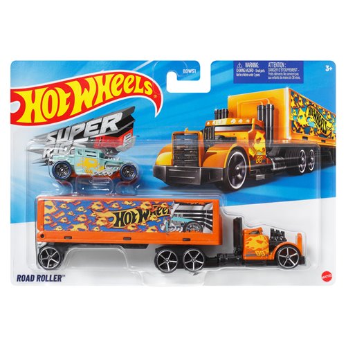 Hot Wheels Super Hauling Rig and Car 2025 Mix 1 Case of 6