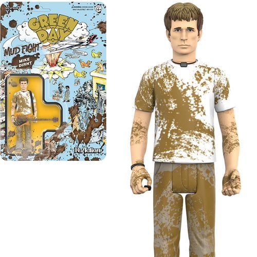 Green Day Mud Fight Mike Dirnt 3 3/4-Inch ReAction Figure