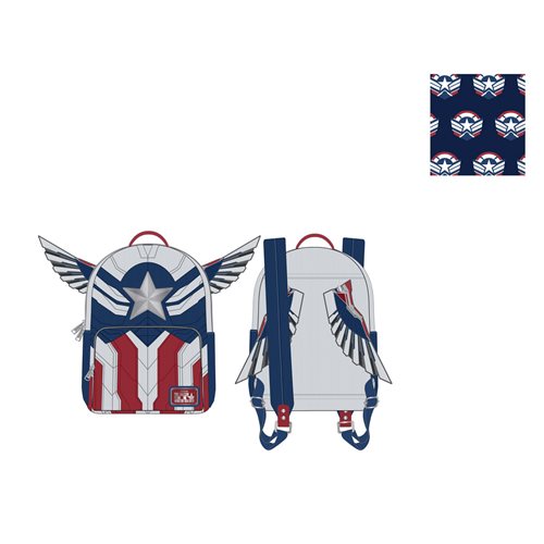 The Falcon and the Winter Soldier Falcon Captain America Cosplay Mini-Backpack