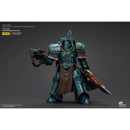 Joy Toy Warhammer The Horus Heresy Alpha Legion Legion Praetor Cataphractii Terminator Armor 1:18 Sc