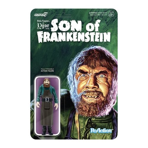 Universal Monsters Son of Frankenstein Bela Lugosi as Ygor 3 3/4-inch ReAction Figure