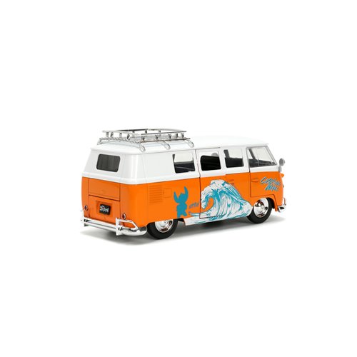 Hollywood Rides Lilo & Stitch 1961 Volkswagen Bus 1:24 Scale Die-Cast Metal Vehicle with Stitch Figu