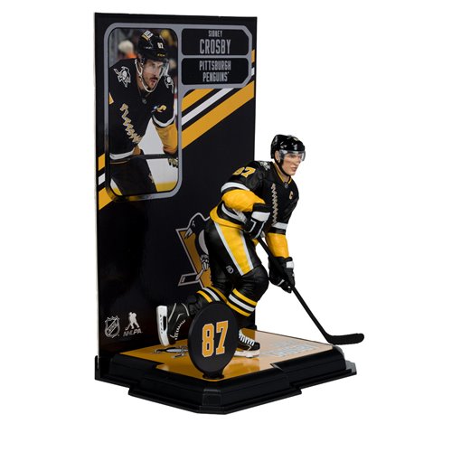 NHL SportsPicks Pittsburgh Penguins Sidney Crosby Alternate Jersey 7-Inch Posed Figure