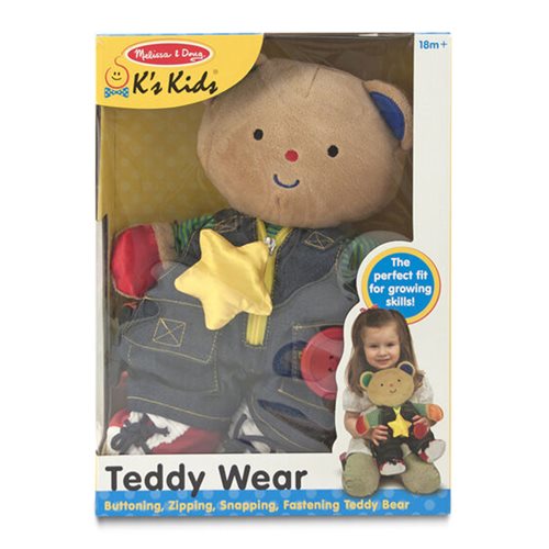 Melissa & Doug Teddy Wear Bear Toddler Learning Toy