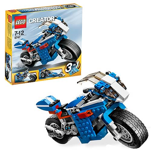 Pygmalion omhyggelig gallon LEGO 6747 Racers Race Rider Motorcycle - Entertainment Earth