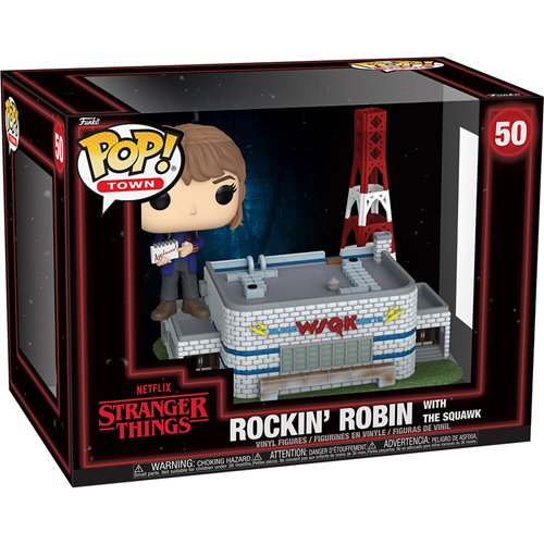 Stranger Things Season 5 Rockin' Robin with the Squawk Funko Pop! Town