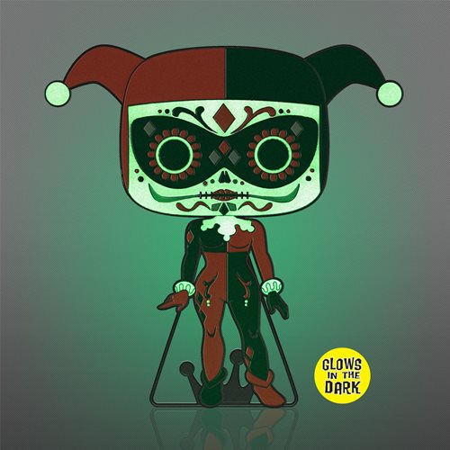 DC Comics Day of the Dead Harley Quinn Large Enamel Funko Pop! Pin