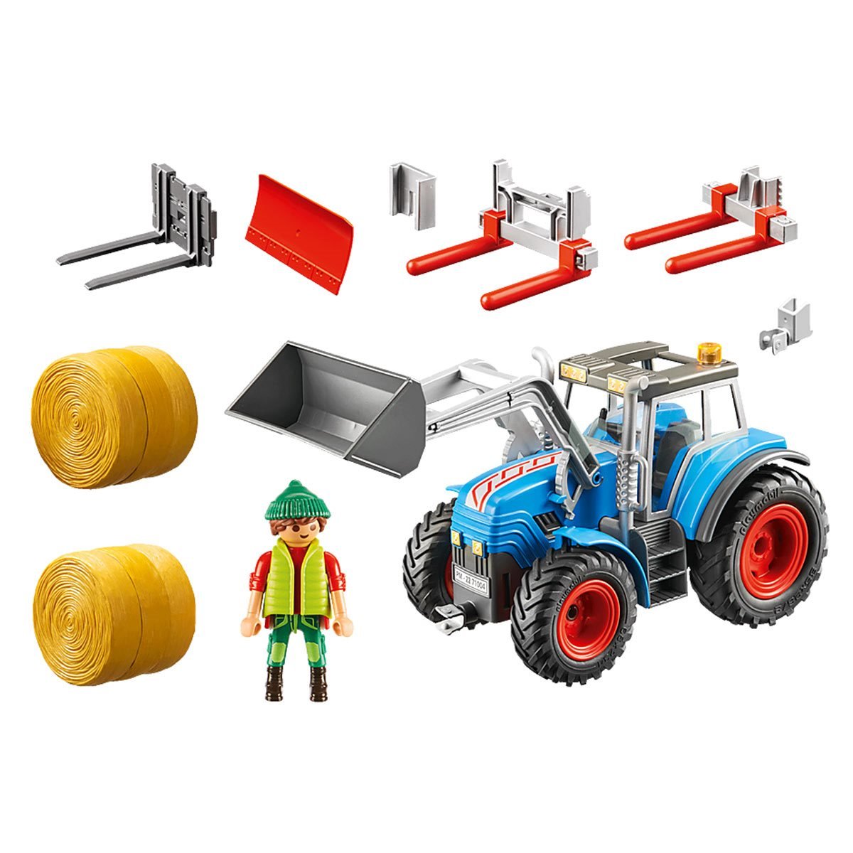 Farm Barn and Tractor - Playmobil Farmers 3554