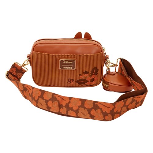 Chip 'n' Dale Corduroy Sling Crossbody Bag with Coin Bag