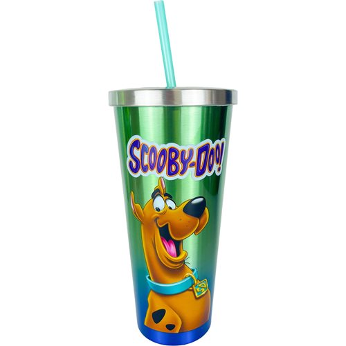 Scooby-Doo 24 oz. Stainless Steel Cup with Straw