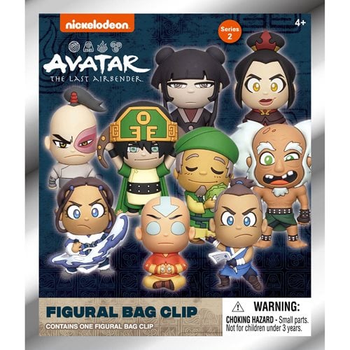 Avatar: The Last Airbender Series 2 3D Foam Bag Clip Display Case of 24