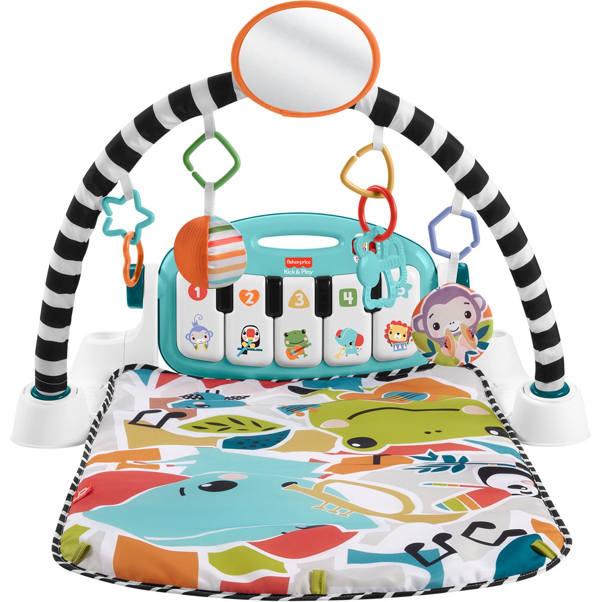 Fisher Price Glow And Grow Kick And Play Blue Piano Gym