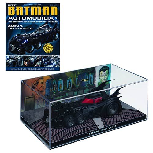 Batman Automobilia Collection 41 Batman The Return 1 Batmobile and magazine