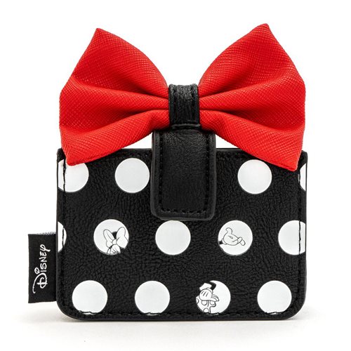 Minnie Mouse Polka Dot Big Red Bow Cardholder