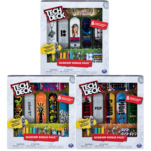 Tech Deck Sk8shop Fingerboard Mini Skateboards Bonus Pack