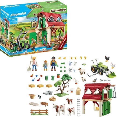 Playmobil 70887 Farm with Small Animals Playset