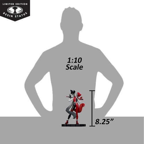 DC Direct Harley Quinn by Alex Garner Harley Quinn: Red, White and Black 1:10 Scale Resin Statue