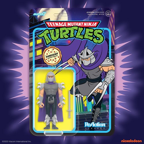 Teenage Mutant Ninja Turtles Toon Shredder 3 3/4-Inch ReAction Figure