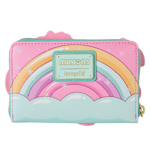 Minions Fluffy Unicorn Zip-Around Wallet