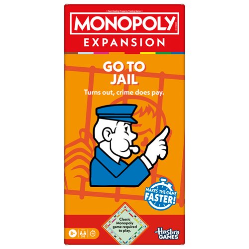 Monopoly Go to Jail EXPANSION (Game Sold Separately)