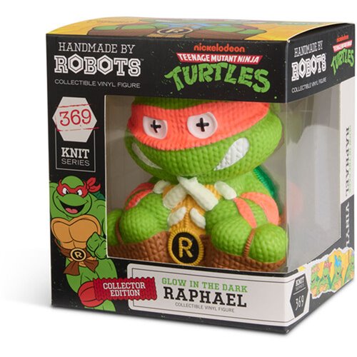 Teenage Mutant Ninja Turtles Raphael #369 Glow-in-the-Dark Handmade by Robots Vinyl Figure