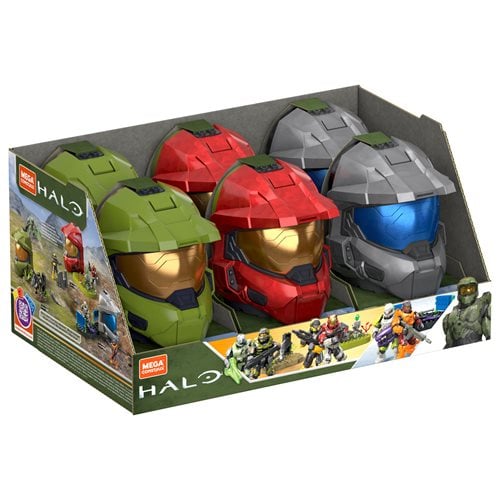 Mega Construx Halo Spartan Helmet Case of 6